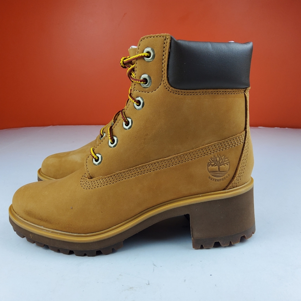 Timberland Women Kinsey Waterproof Ankle High Boot Tan Nubuck 7.5M (lot …